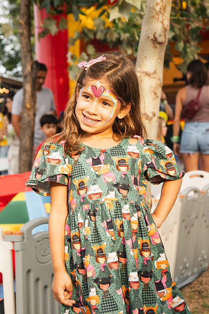 A child enjoying the family-friendly Brazil Day ATX celebration