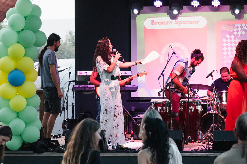 Live performance on stage during Brazil Day ATX 2025