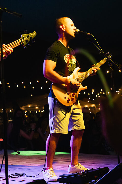 Guitarist performing live at Brazil Day ATX